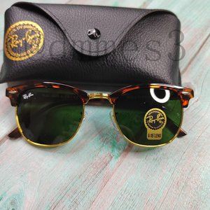 👧Ray-Ban New 3016 Sunglasses 51MM Green gold frame